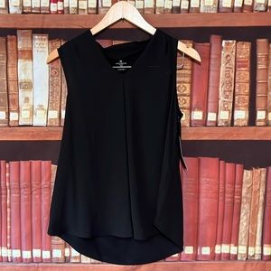Worthington V-neck black blouse. Size pxs